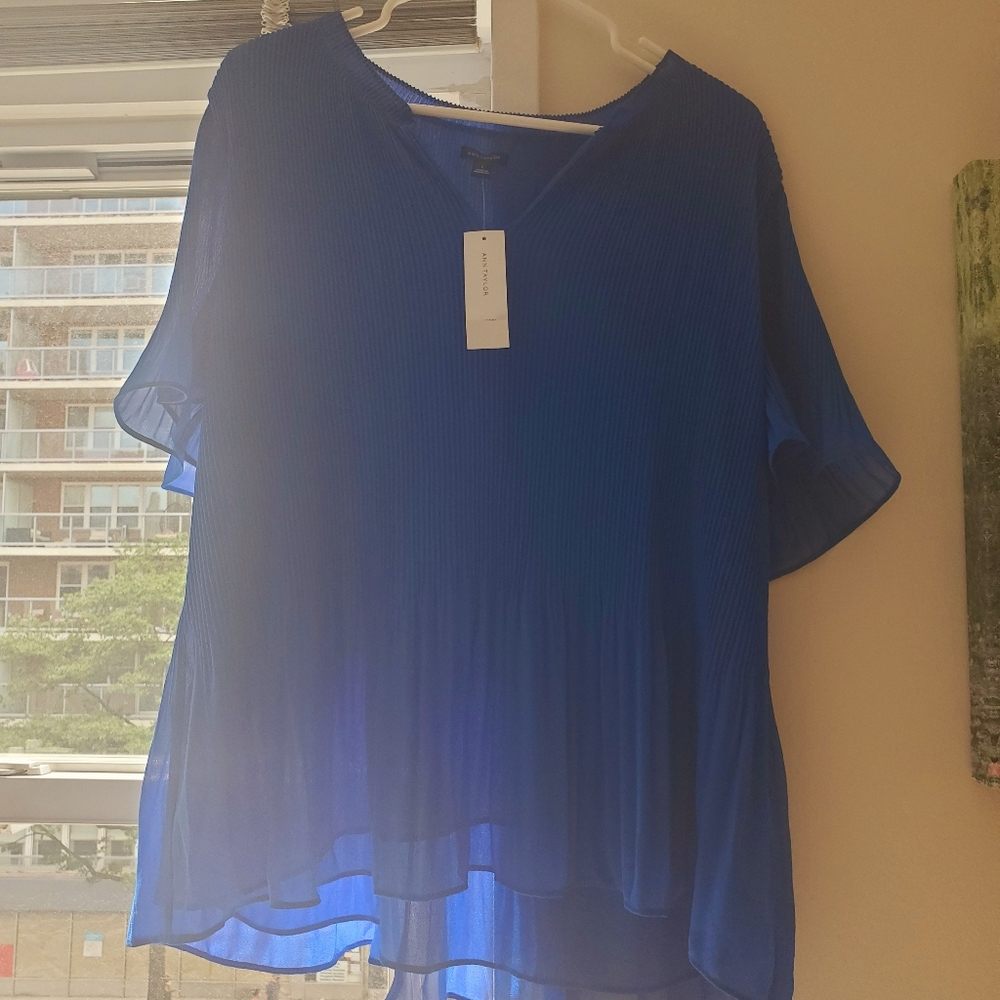 Cobalt Blue Ann Taylor Top